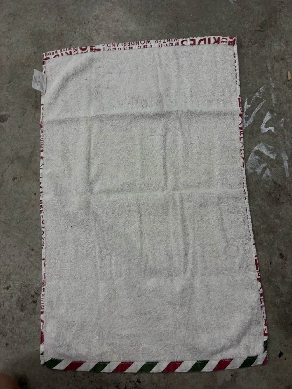 KalDee Designs Christmas Santa NOEL Text Cotton Hand Towel 11x15